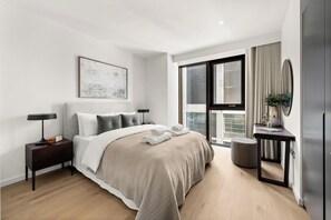 Leilighet (2 Bedrooms) | 2 soverom, sengetøy av topp kvalitet og skrivebord