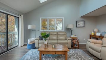 TV, fireplace, DVD player