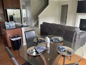 Dining - Peaceful 4 Bedroom house with Backyard, TV, Living Room Set, and More!! (Charlotte)
