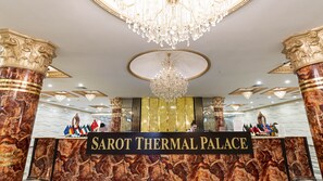 Reception - Sarot Thermal Palace Tatil Koyu - Halal Hotel  (Mudurnu)