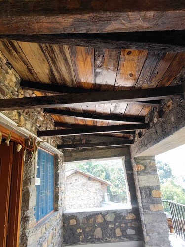 Wood Valley in the foothill of Himalayas.