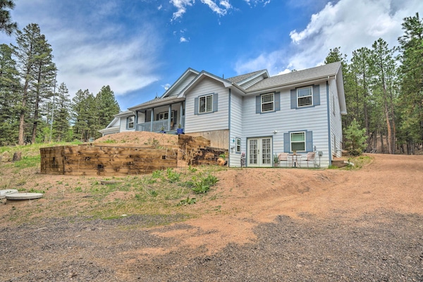 Woodland Park Vacation Rental | 3BR | 2BA | Stairs Required | 2,150 Sq Ft