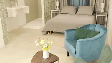 3 slaapkamers, een bureau, een strijkplank/strijkijzer, wifi