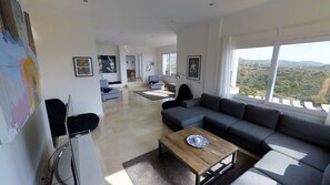 TV, DVD player, foosball