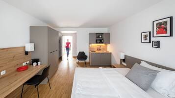 Studio (Amazing Studio Apartment) | Allergikerbettwaren, Schreibtisch, laptopgeeigneter Arbeitsplatz