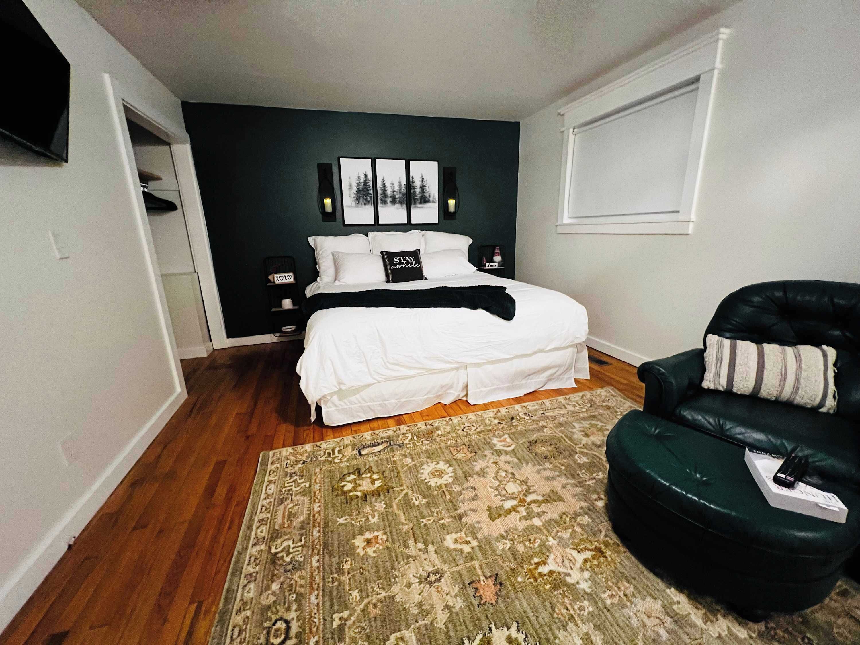 4 bedrooms, iron/ironing board, travel crib, WiFi