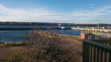 Vue depuis lâhĂ©bergement