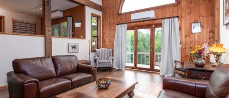 TV, fireplace, computer monitors