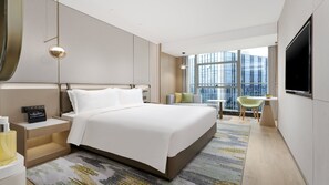 Premium bedding, down duvets, minibar, in-room safe