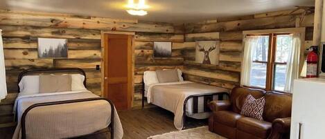 1 habitación y ropa de cama