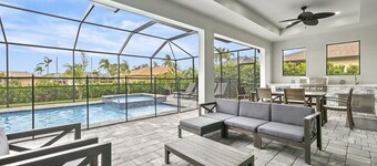 Brand NEW Construction, Beautiful Home, HEATED Pool in Highly Desirable SW Cape!