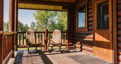 Grey Wolf Cabin #6 at Gallatin Canyon Cabins
