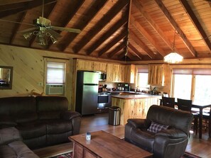 Smart TV, video games, DVD player, video library