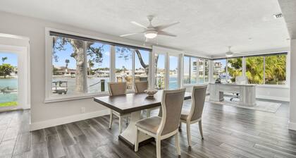Waterfront Home with Heated Pool! 2 miles from Beach!