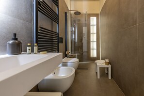 Ducha, secador de pelo y bidé