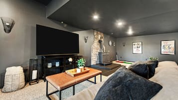 Smart TV, video games, stereo
