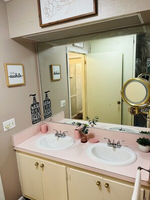 Combined shower/bathtub - Adorable Studio with electrical fireplace (Waycross)