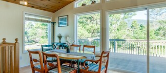 2-story dog-friendly home with beach access, Ping-Pong table, & grill