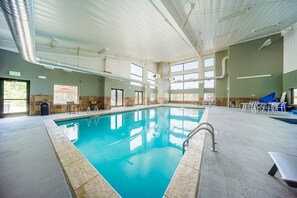 Indoor pool, a heated pool