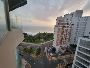 Blick von der Unterkunft