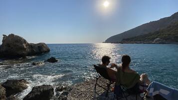 Private beach nearby
