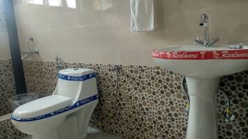 Combined shower/bathtub