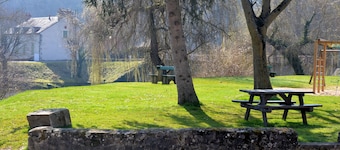 Character house in a romantic setting "At the water's'edge