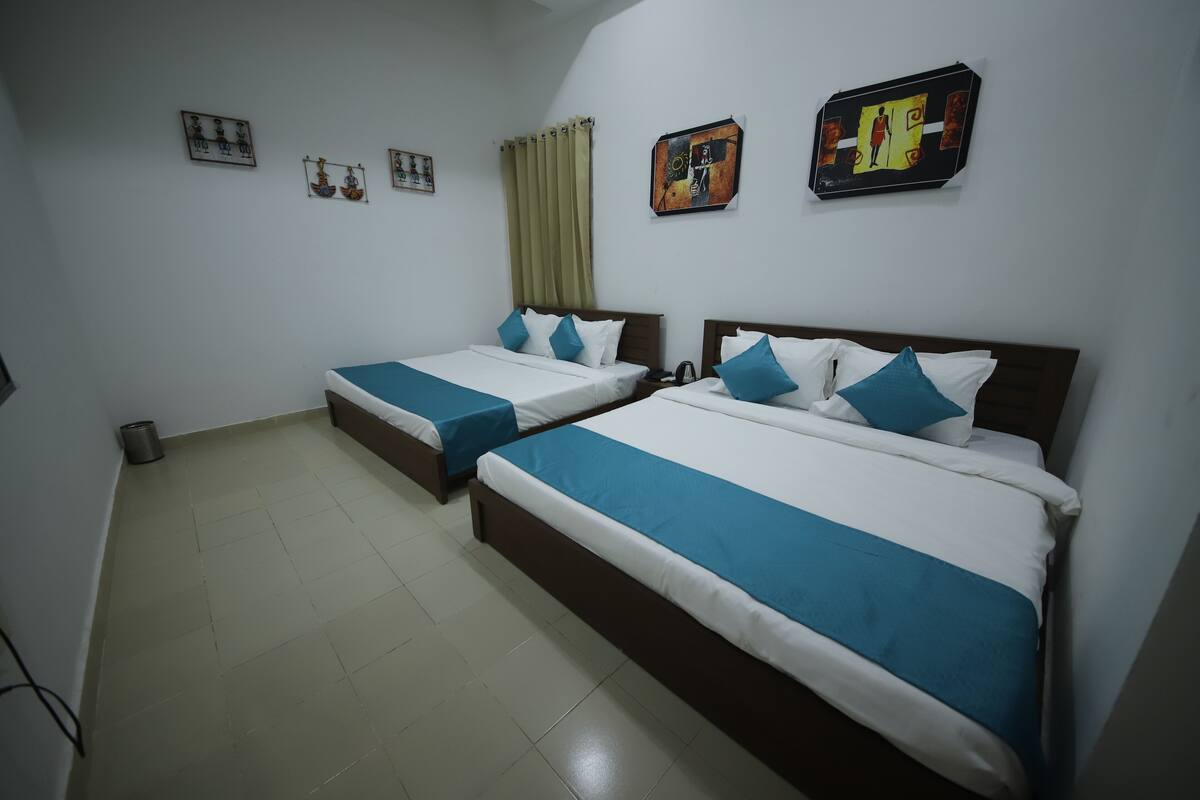 Phòng đôi dành cho gia đình | Bộ trải giường bằng vải cotton Ai Cập, bộ đồ giường cao cấp 
