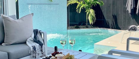 Luxury Pool Suite #3 with Sundeck | Terrace/patio