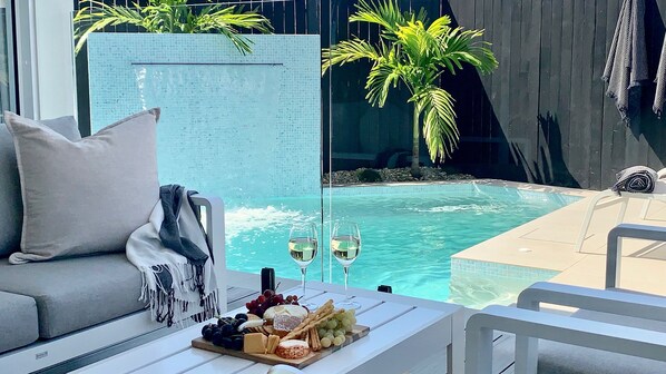 Luxury Pool Suite #3 with Sundeck | Terrace/patio - Bellbry Lodge (Trinity Park)