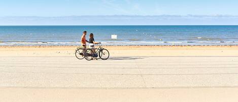 Aan het strand