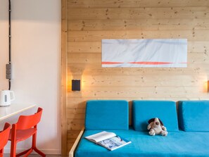 WiFi - Ski-in studio with balcony – Sleeps 5 (Les Arcs 1800)