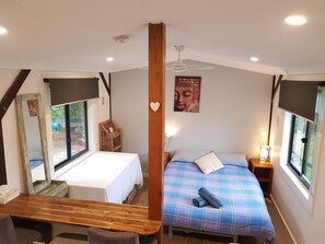 1 slaapkamer, een bureau, wifi, beddengoed