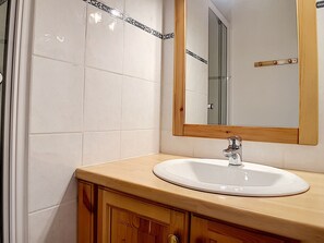 Bathroom - Renovated 2-room apartment at the foot of the slopes with south-facing balcony (Les Menuires)