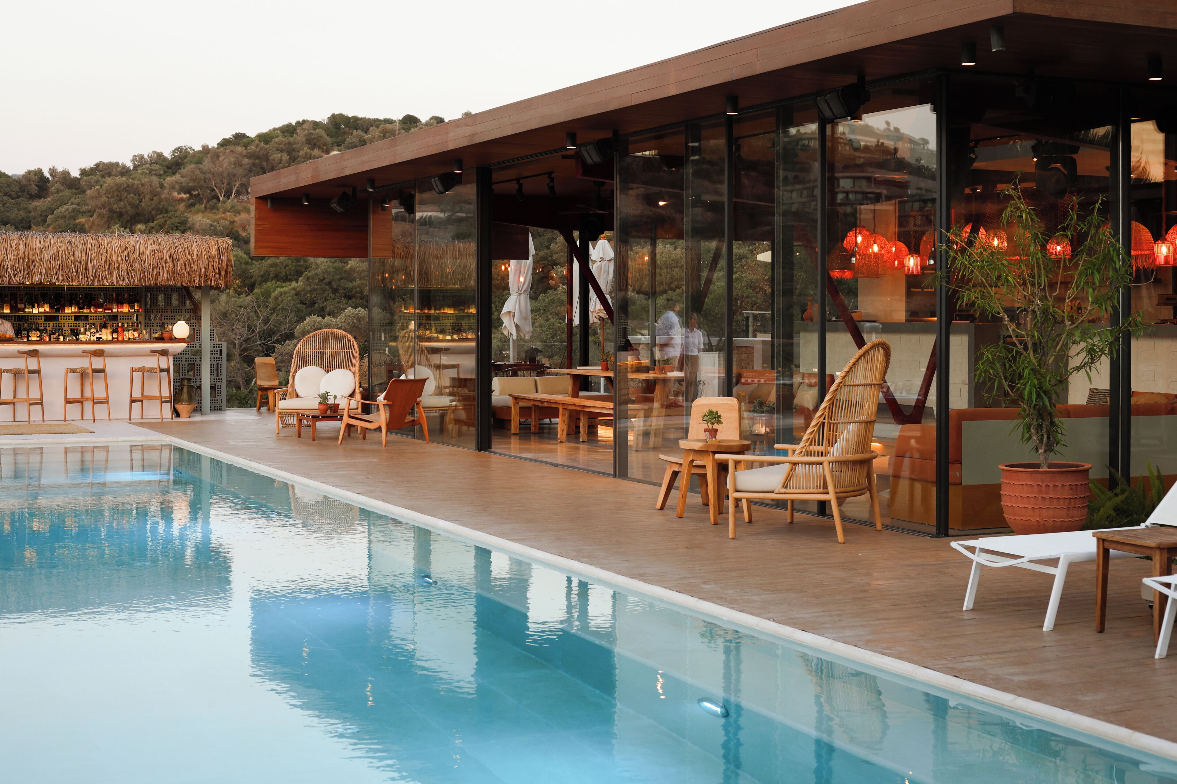 Seasonal outdoor pool