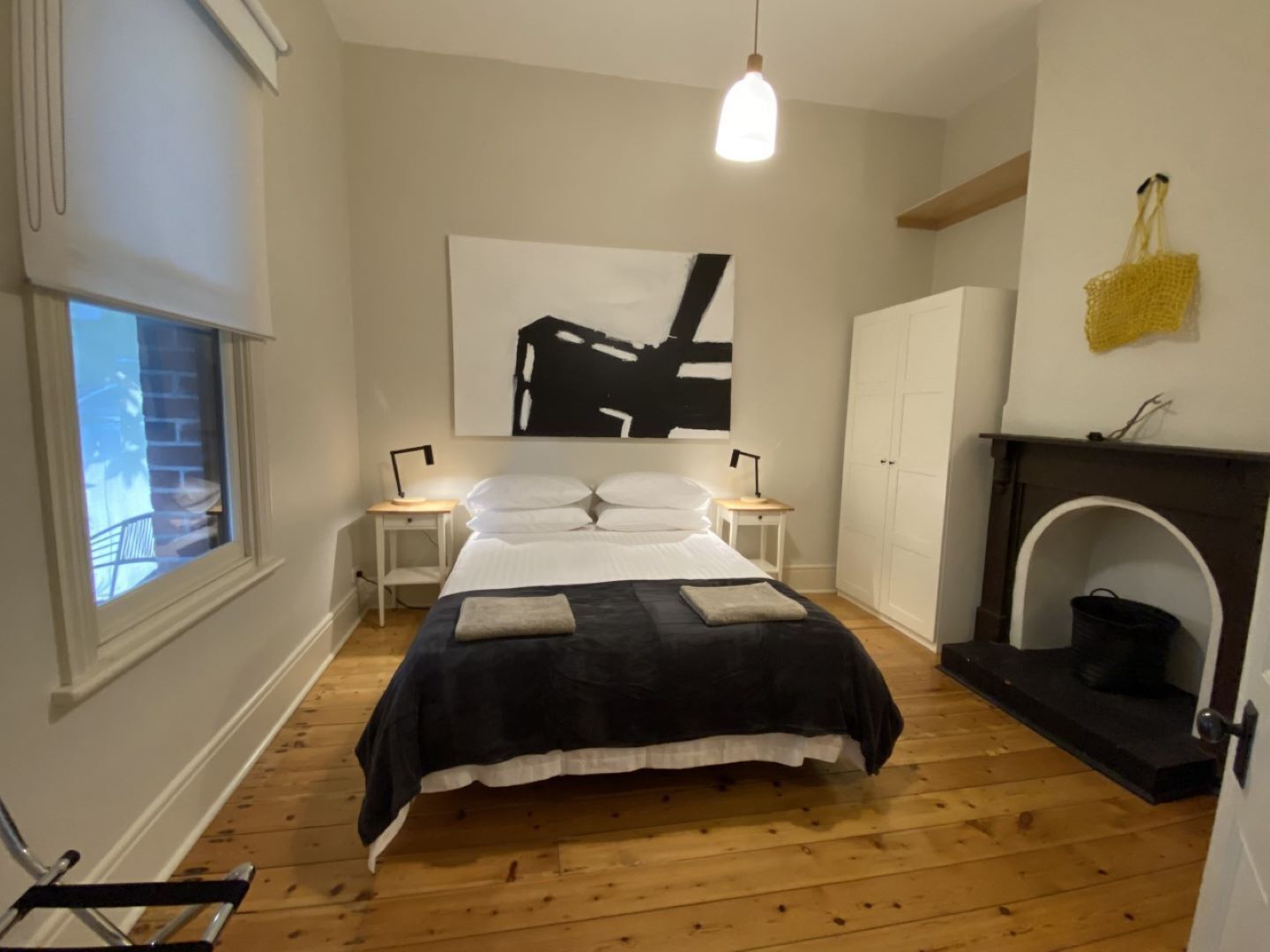 Heritage Fremantle limestone workers cottage with original artwork