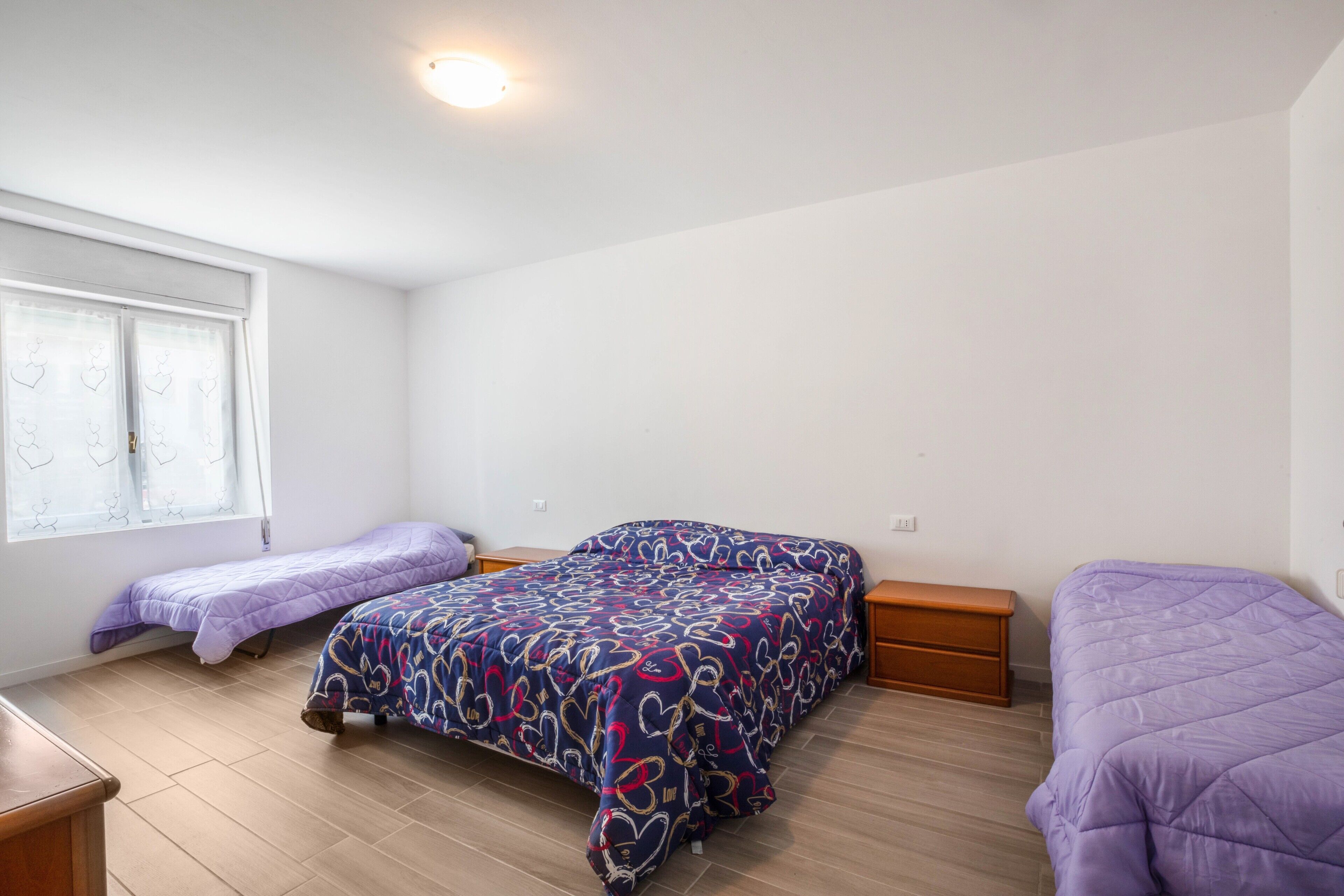 2 soveværelser, sengetøj
