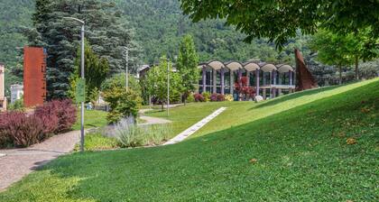 Ferienwohnung "Levico Al Corso Apartments" mit Blick auf die Berge