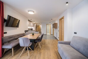 Interior - 'Kuenz Dolomites Apartment 5' with Mountain View, Garden & Wi-Fi (San Candido)