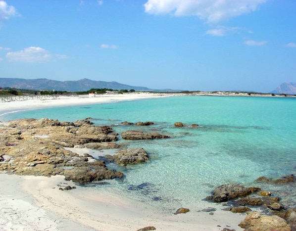 Una spiaggia nelle vicinanze