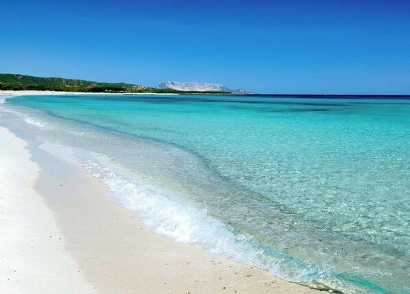 Una spiaggia nelle vicinanze