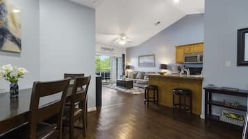 Condo, Multiple Beds, Balcony, Garden View (Holiday Ridge Retreat Duo) | Private kitchen | Coffee/tea maker