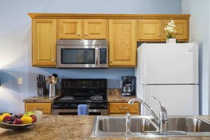 Condo, Multiple Beds, Balcony, Garden View (Holiday Ridge Retreat Duo) | Private kitchen