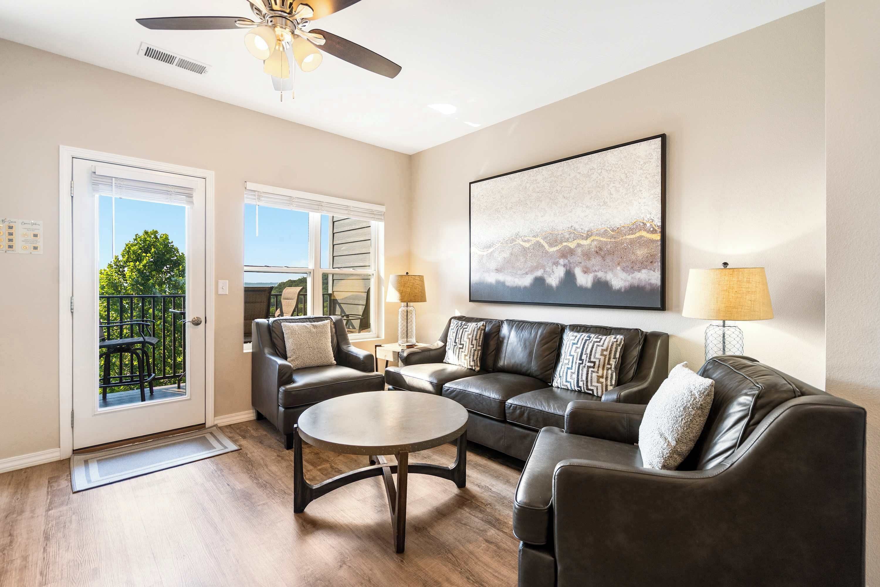 Condo, Multiple Beds, Balcony, Mountain View (Our Happy Place in Branson) | Living area | 42-inch flat-screen TV with digital channels