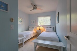 2 bedrooms, iron/ironing board, free WiFi, bed sheets - Bikinis and Board Shorts B: Private pool, 2-mins to beach! (Holmes Beach)