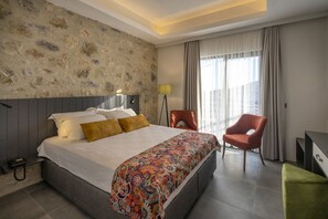 Premium bedding, minibar, in-room safe, rollaway beds - Dadya Bora Hotel (Datça)