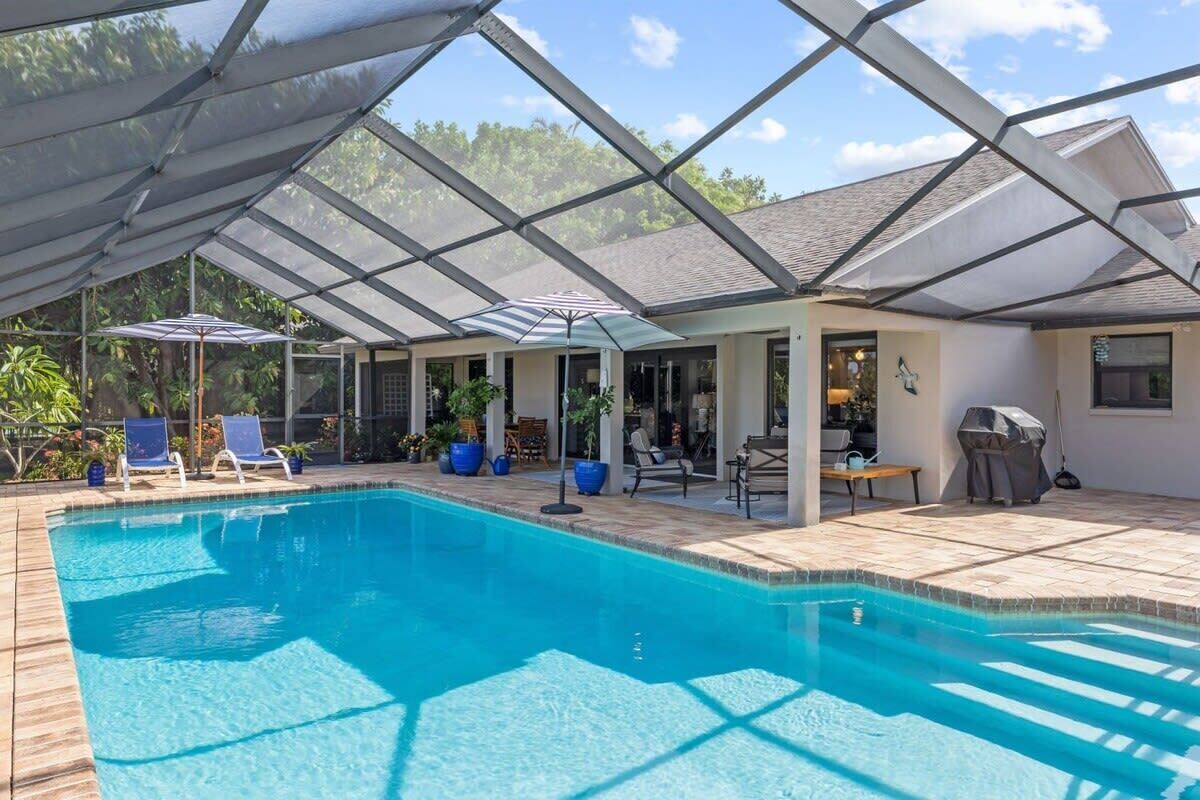 Et oppvarmet basseng