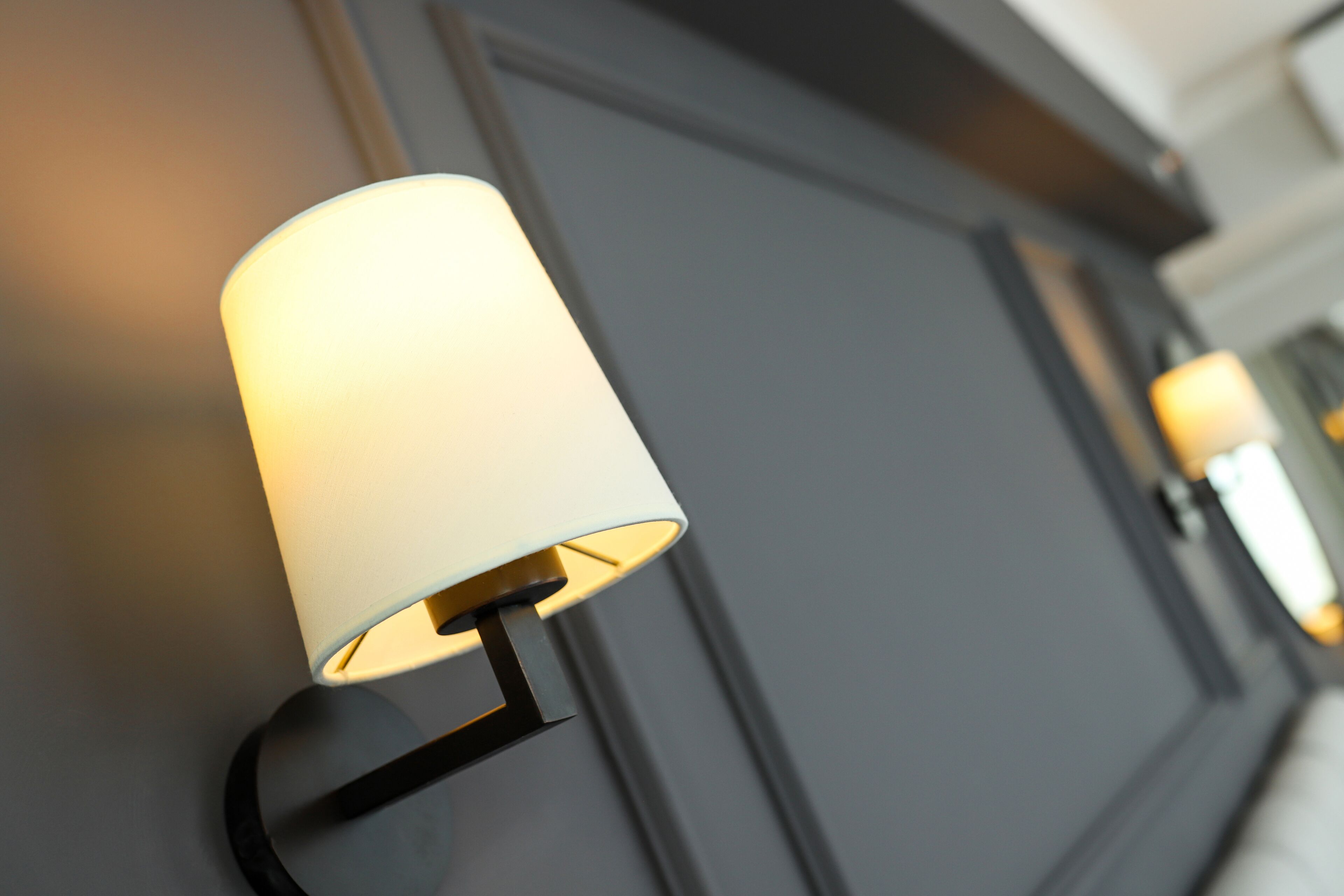 classic studio | minibar, desk, laptop workspace, bed sheets