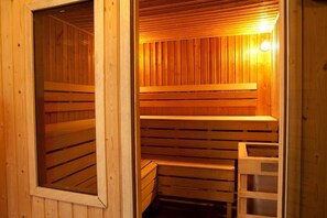 Sauna - Floor -2, view valley, swimming pool, hammam, terrace, parking, tv, 50m², Pra Loup (Jausiers)