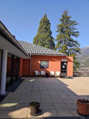 Terrace/patio - Floor -2, view valley, swimming pool, hammam, terrace, parking, tv, 50m², Pra Loup (Jausiers)